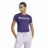 Women’s Short Sleeve T-Shirt Essentials Graphic Reebok Purple - Image 14