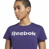 Women’s Short Sleeve T-Shirt Essentials Graphic Reebok Purple - Image 5
