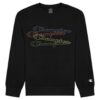 Children’s Sweatshirt Champion Crewneck Script Logo Boy Black - Image 2
