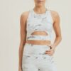 Snow Camo Sport Crop Top