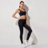 Women's sportswear High Waist Sports Bra+ Legging Gym Clothing - Image 7