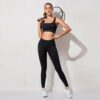 Women's sportswear High Waist Sports Bra+ Legging Gym Clothing - Image 11