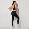Women's sportswear High Waist Sports Bra+ Legging Gym Clothing - Image 6